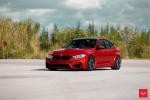 BMW M3 Sedan on Vossen Wheels (VFS4) 2017 года
